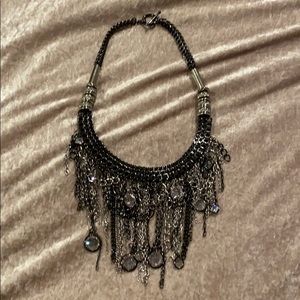 Statement necklace.